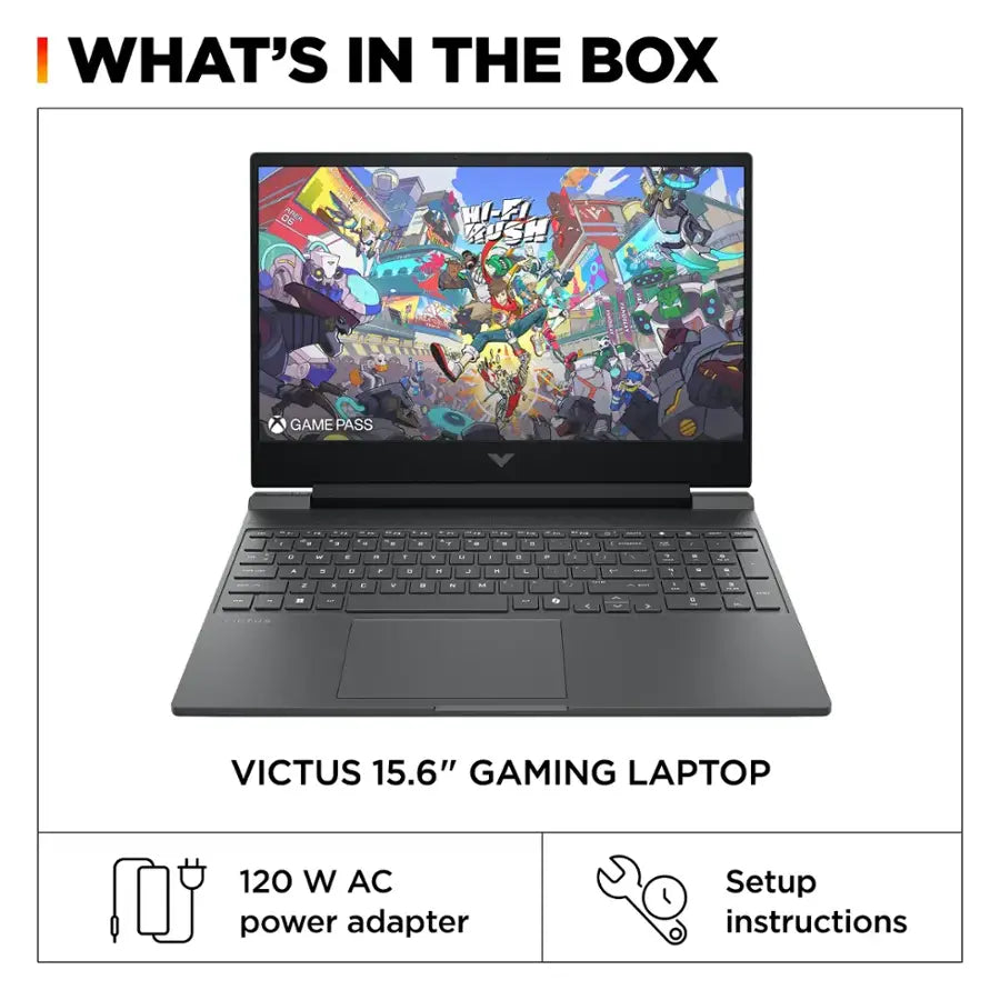 Victus by HP Intel® Core™ i5-13420H | 8GB DDR4 RAM , 512GB NVMe SSD | RTX™ 3050 , 6GB | 15.6-inch FHD 144 Hz IPS Display | Backlit Keyboard | Windows 11 | Moonstone Grey