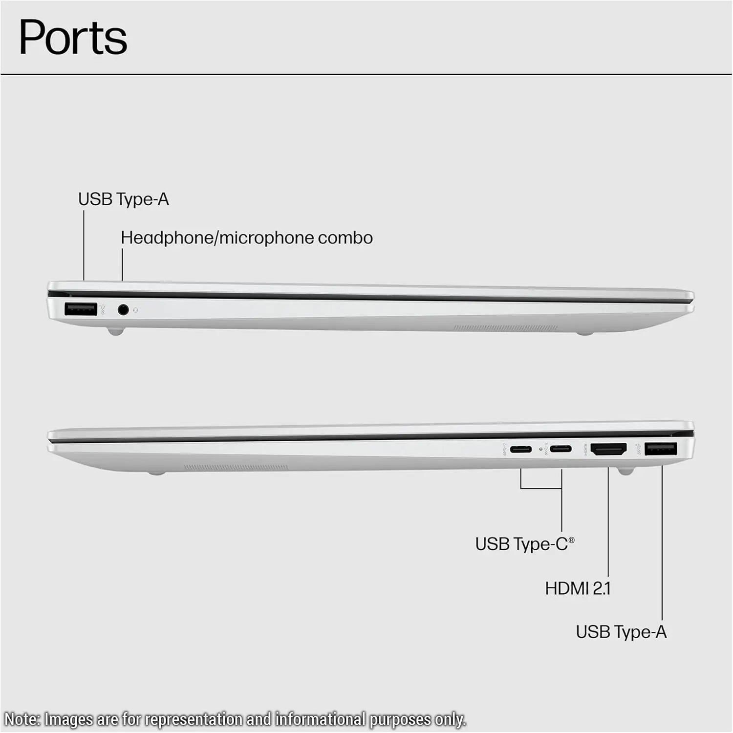 HP OmniBook 5  Intel® Core™ Ultra 9 285H | 32GB DDR5 RAM ; 1 TB NVMe™ SSD | Intel® Arc™ 140T GPU | 16 inch 2K IPS Touch Screen Display | Backlit Keyboard | Windows 11 |  Glacier silver