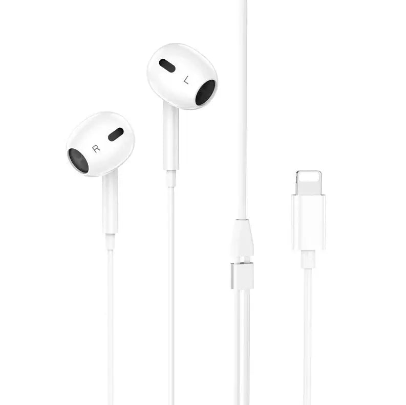 Hoco Primero Wired Earphones with Mic for iPhone