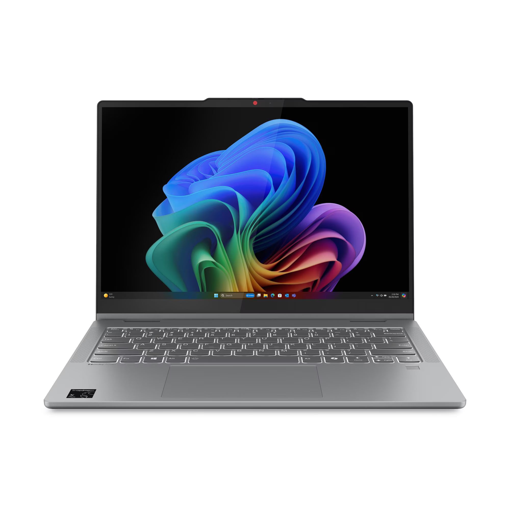 LENOVO IdeaPad 5 2-in-1 14Q8X9 Snapdragon® X Plus | 16GB DDR5x RAM ; 1TB SSD NVMe® | 14″ WUXGA OLED Touchscreen | Qualcomm® Adreno™ GPU | Backlit Keyboard | Windows® 11 | Luna Grey