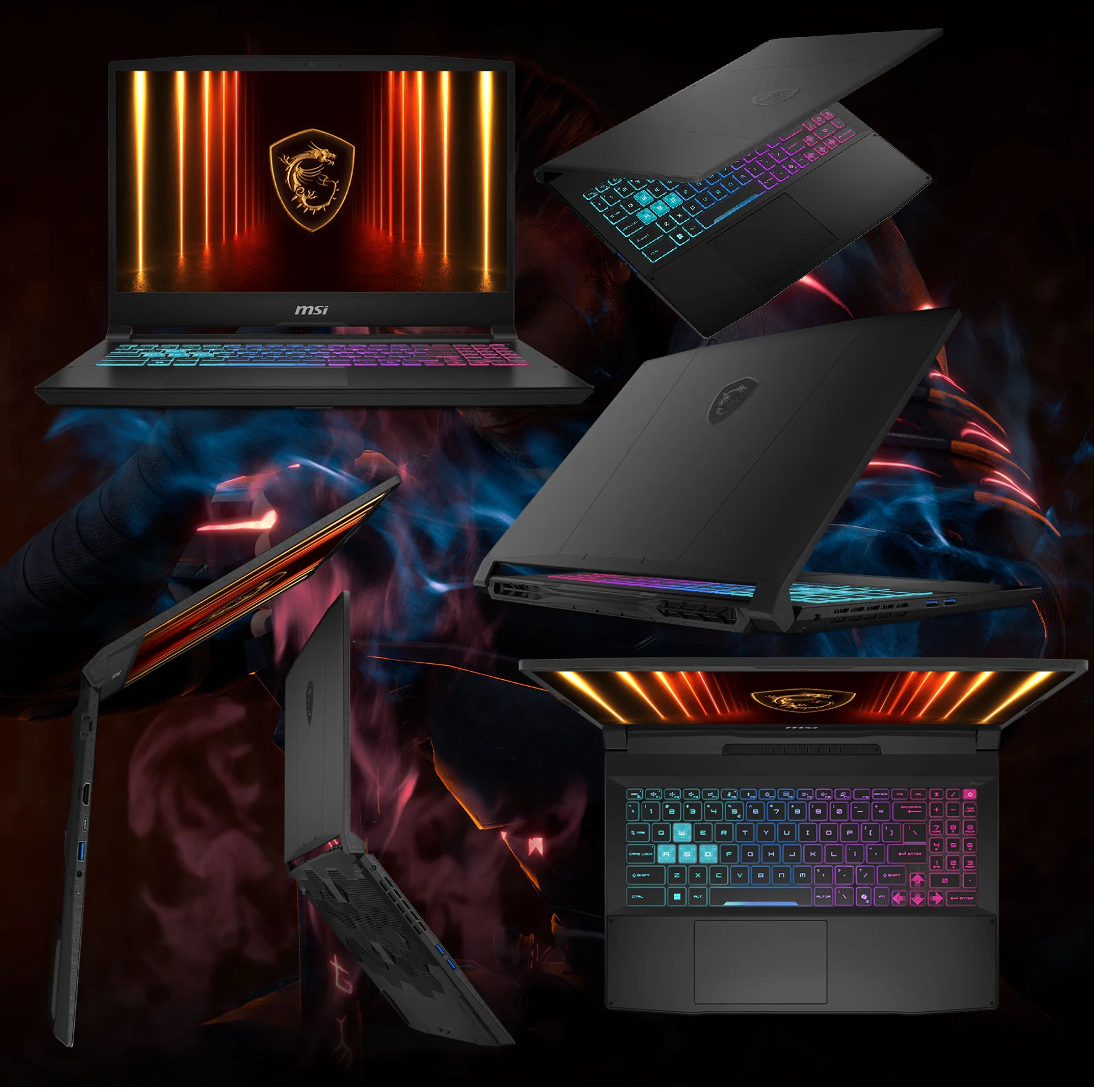 MSI Katana 15 HX B14WGK Intel® Core i9-14900HX | 32GB DDR5 RAM ; 1TB NVMe SSD | RTX 5070 , 8GB | 15.6” QHD 165Hz IPS Display | 4-Zone RGB Backlit Keyboard | Windows 11 | BLACK