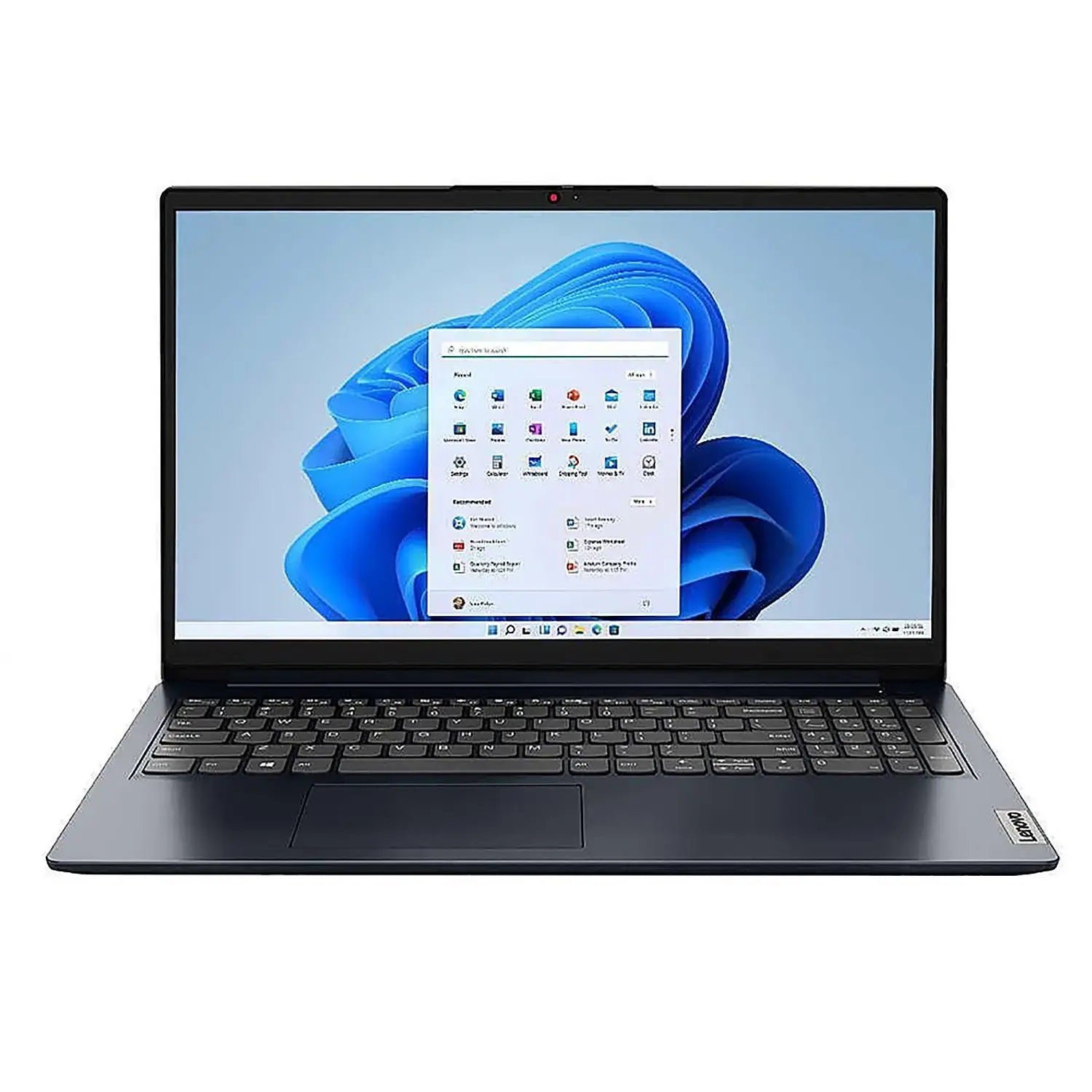 LENOVO IdeaPad 1 15IJL7 Intel® Celeron® N4500 | 8GB DDR4 RAM ; 256GB SSD NVMe® |  15.6″ HD TN Display | English Arabic Keyboard | DOS | SD Card Reader |  Abyss Blue