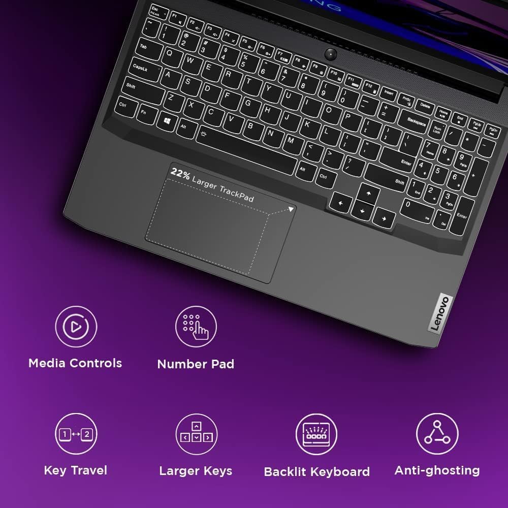 LENOVO AI-Powered LOQ 15IRX9 Intel® Core™ i7-13650HX | 24GB DDR5 RAM ; 512 SSD NVMe® | RTX™ 3050 6GB | 15.6″ FHD IPS Display 144Hz | White Backlit Arabic English Keyboard | DOS | Luna Grey
