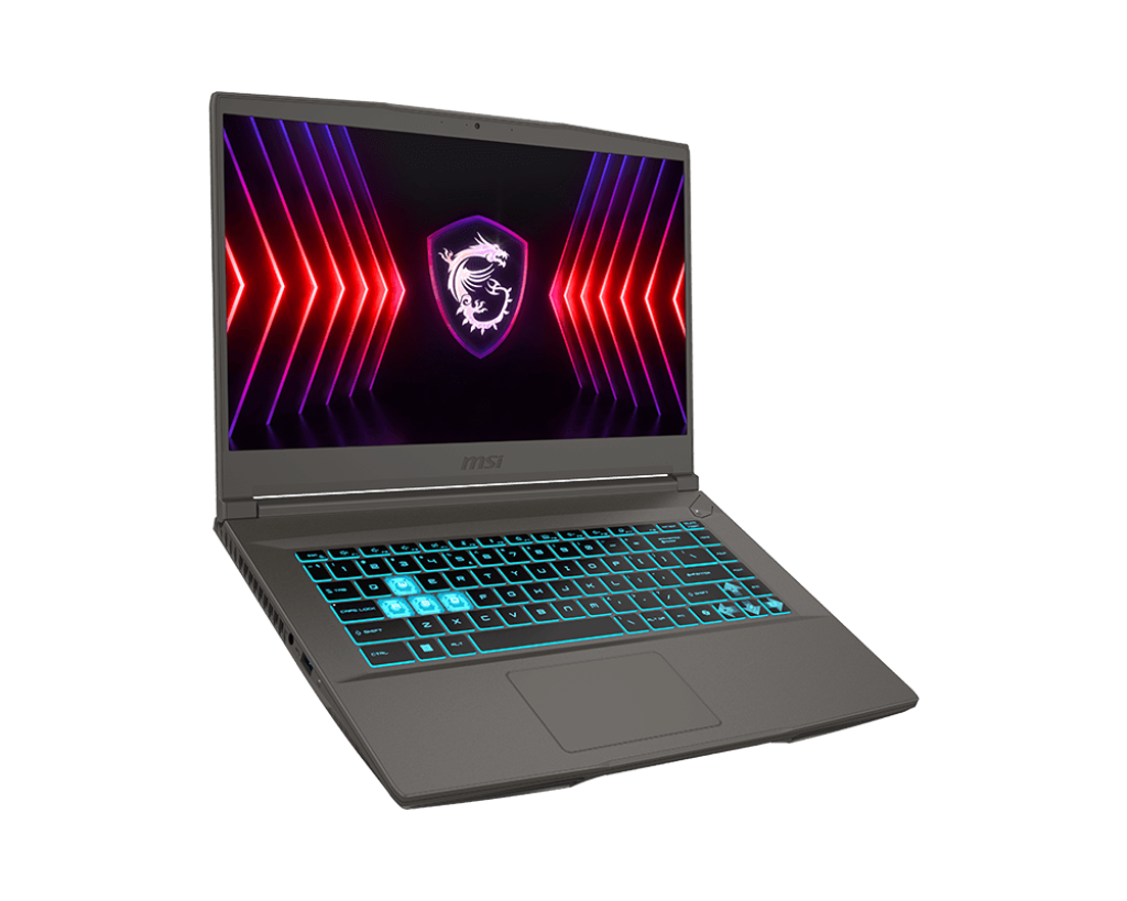 MSI THIN 15 B13VE Intel® Core™ i7-13620 | 16GB DDR4 ; 512GB SSD | RTX™ 4050 6GB GDDR6 | 15.6″ IPS Display 144 Hz | Blue Backlit Keyboard | DOS | Cosmos Grey
