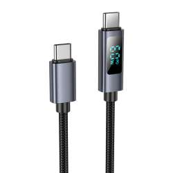 HOCO X112 3A 60W 1M Type-C to Type-C Screen Display Charging Data Cable