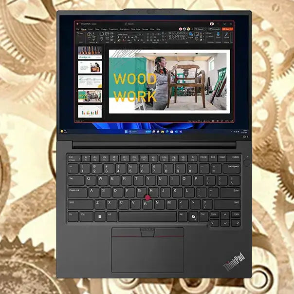 LENOVO ThinkPad E14 Gen 6 Ultraslim PC Intel® Core™ Ultra 5 125U | 8GB DDR5 RAM ; 512GB SSD NVMe® | 14″ WUXGA IPS Display | Intel® Graphics | DOS | Lenovo Laptop Bag Inc. | BLACK