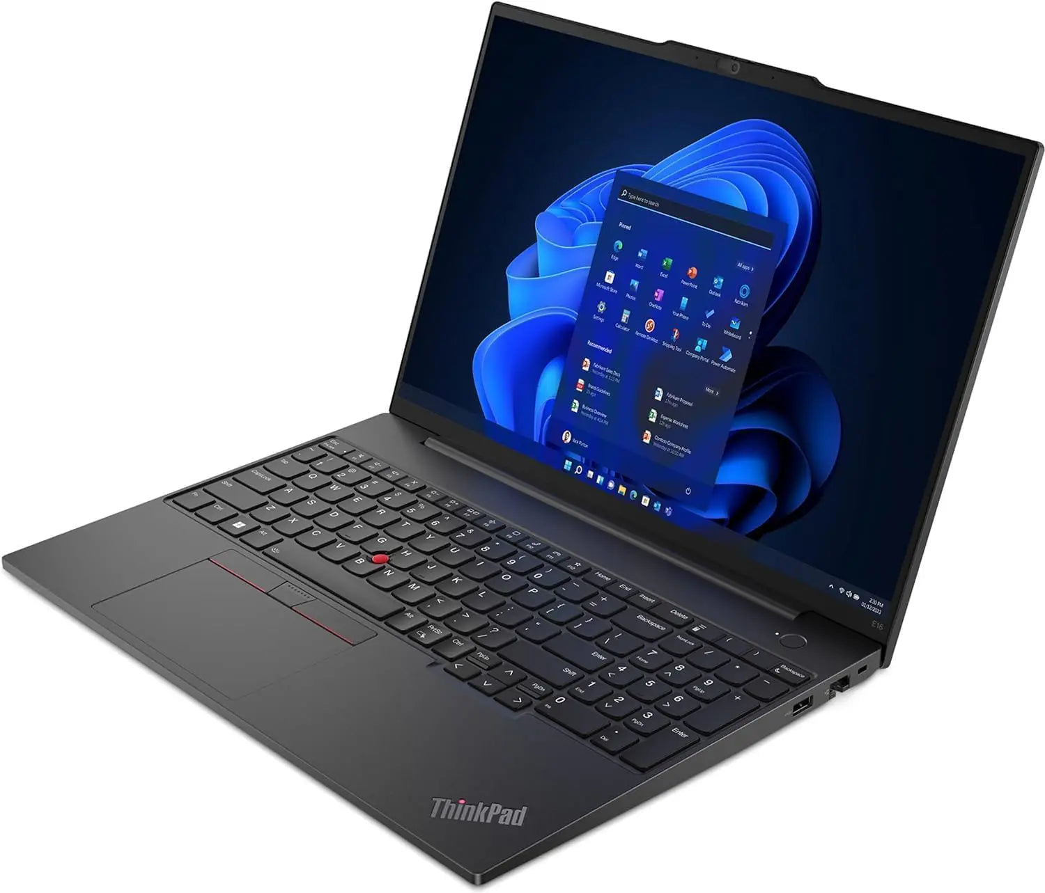 Lenovo ThinkPad E16 Gen 2 Intel® Core™ Ultra 5 125U | 8GB DDR5 RAM ; 512GB SSD |  16 inch WUXGA IPS Display | Intel® Graphics | DOS | Graphite Black