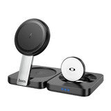 Hoco 15W 3-in-1 Magnetic Wireless Fast Charger with Foldable Design