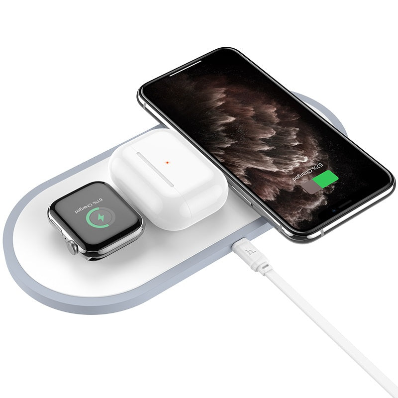 HOCO 3-in-1 Ultra Slim Wireless Fast Charge 10W Charger