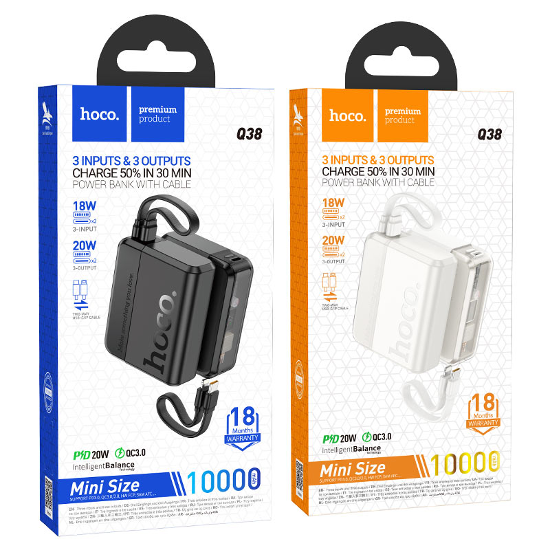 HOCO Q38 10000mAh PD20W Power Bank
