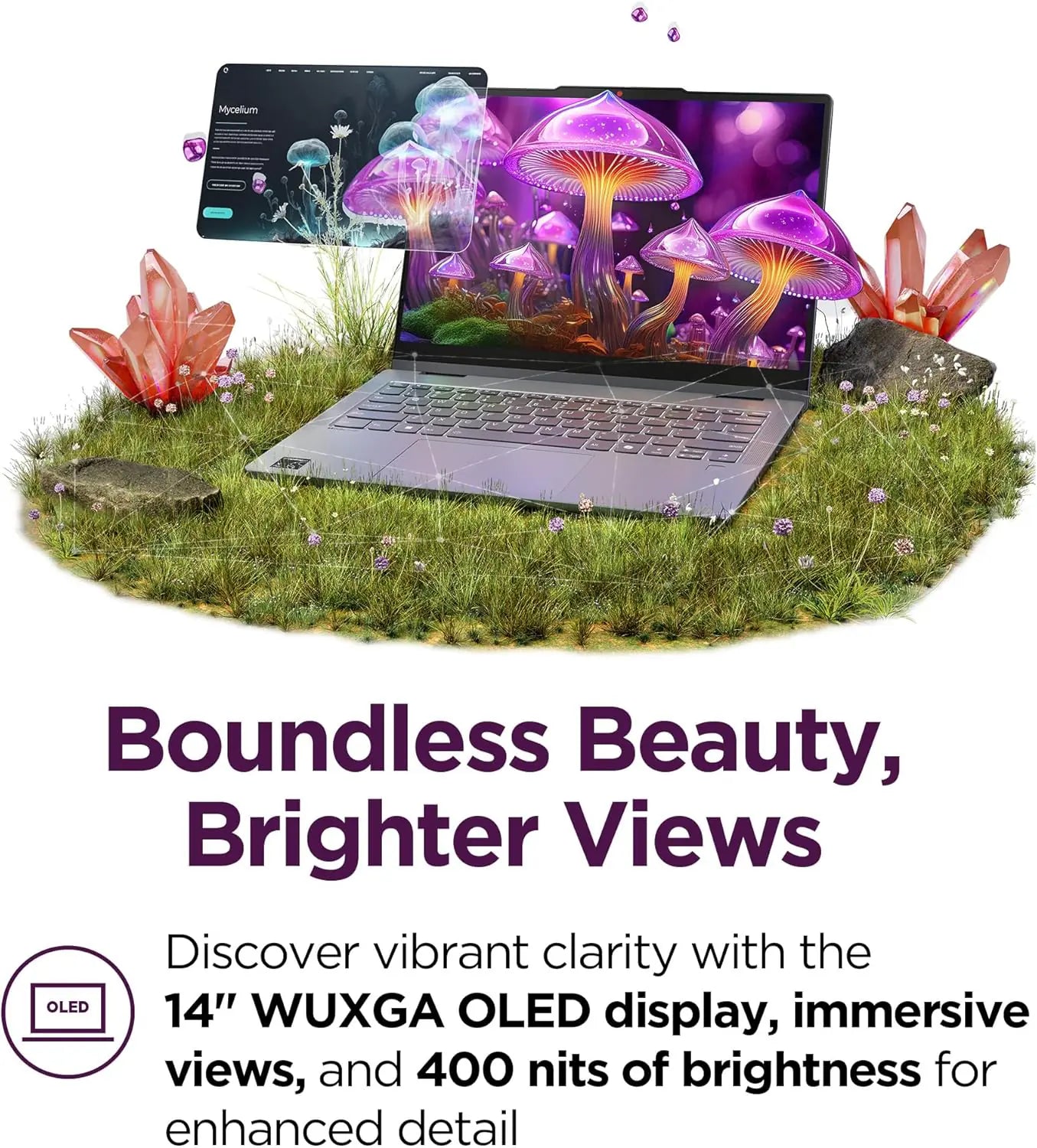 LENOVO IdeaPad 5 2-in-1 14Q8X9 Snapdragon® X Plus | 16GB DDR5x RAM ; 1TB SSD NVMe® | 14″ WUXGA OLED Touchscreen | Qualcomm® Adreno™ GPU | Backlit Keyboard | Windows® 11 | Luna Grey