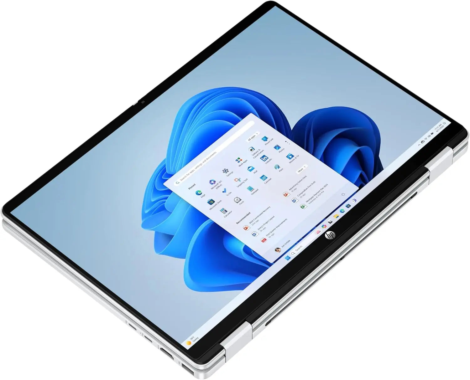 HP OmniBook 5 Flip  Intel® Core™ 5 120U | 8GB DDR5 , 512GB NVMe SSD | 14-inch 2K IPS TouchScreen | Intel® Graphics | Backlit Keyboard | Windows 11 | Silver  14-fp0013dx